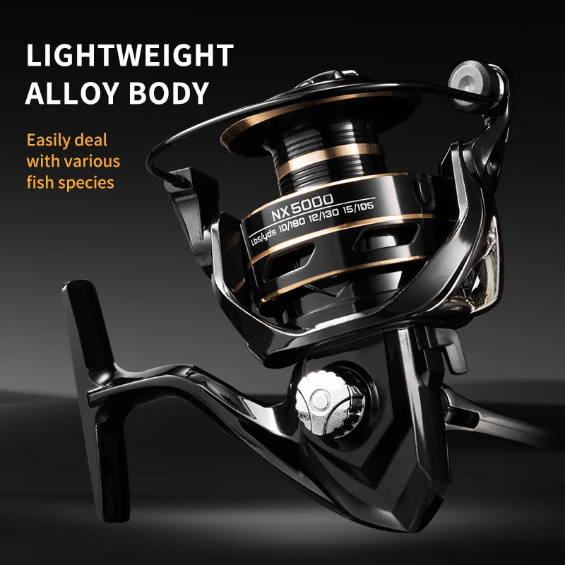 J-BARZILLAI NX Spinning Reel 10kg Max Drag High Speed Ocean Fishing