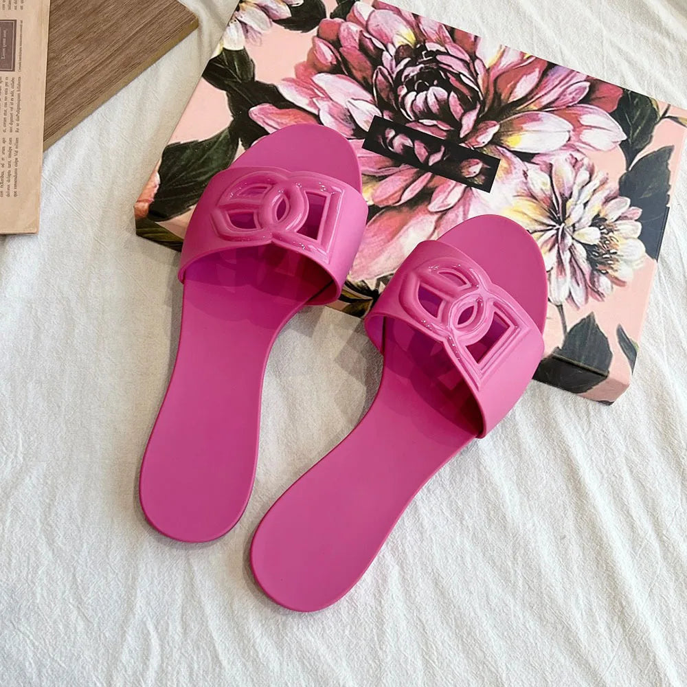 Women's Casual Flat Slippers Non Slip Beach Shoes Comfortable