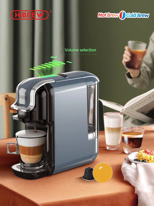 HiBREW 5 In 1 Capsule Coffee Machine For Dolce Gusto And Nespresso