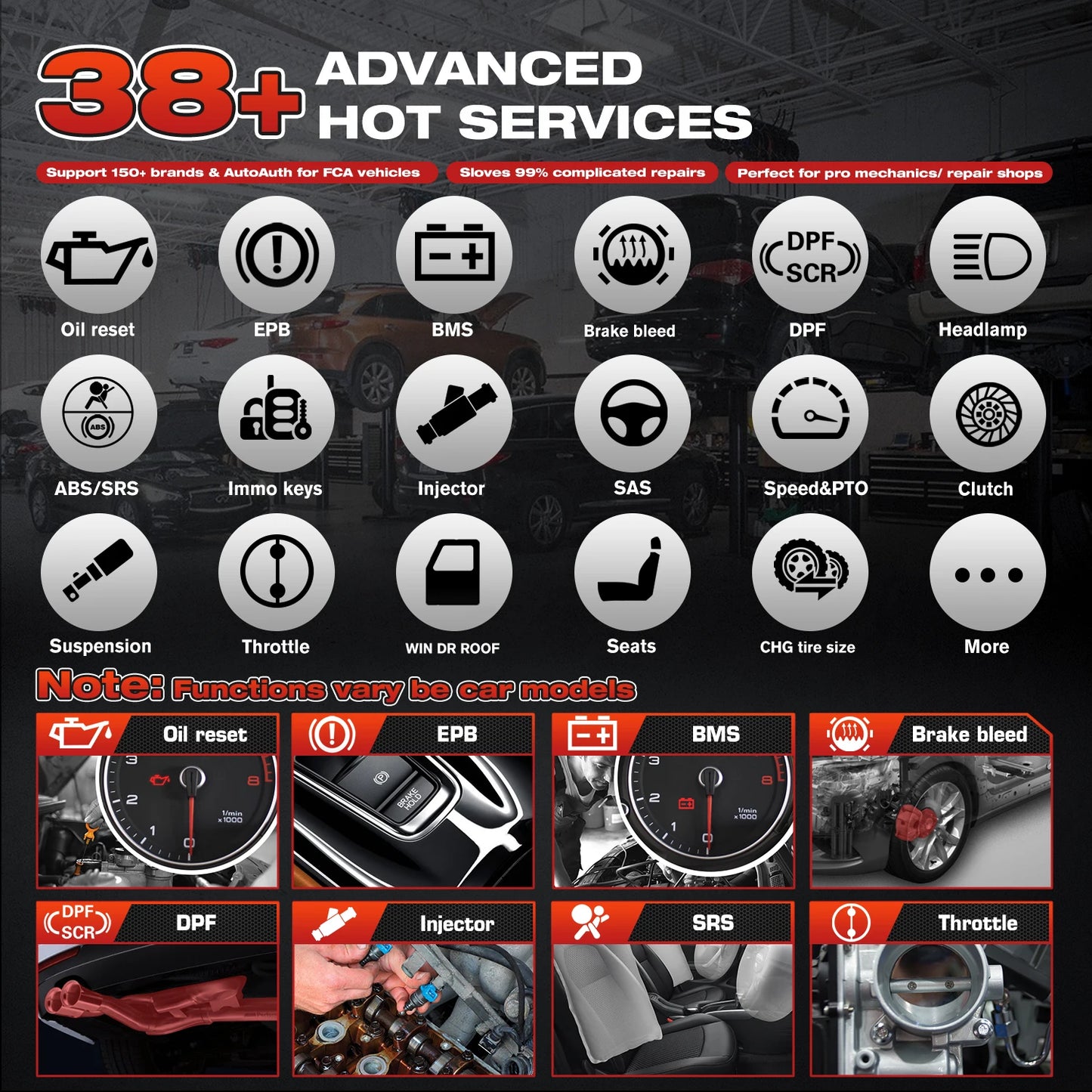 Autel MaxiCOM MK808BT PRO Car Automotivo Diagnostic Tools Bluetooth OBD2 Scanner Code Reader Diagnosis Tool PK MK808KBT MK808S
