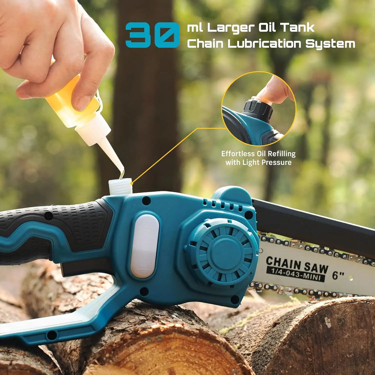 Seesii Brushless Electric Chainsaw And Pruning Shears Combo