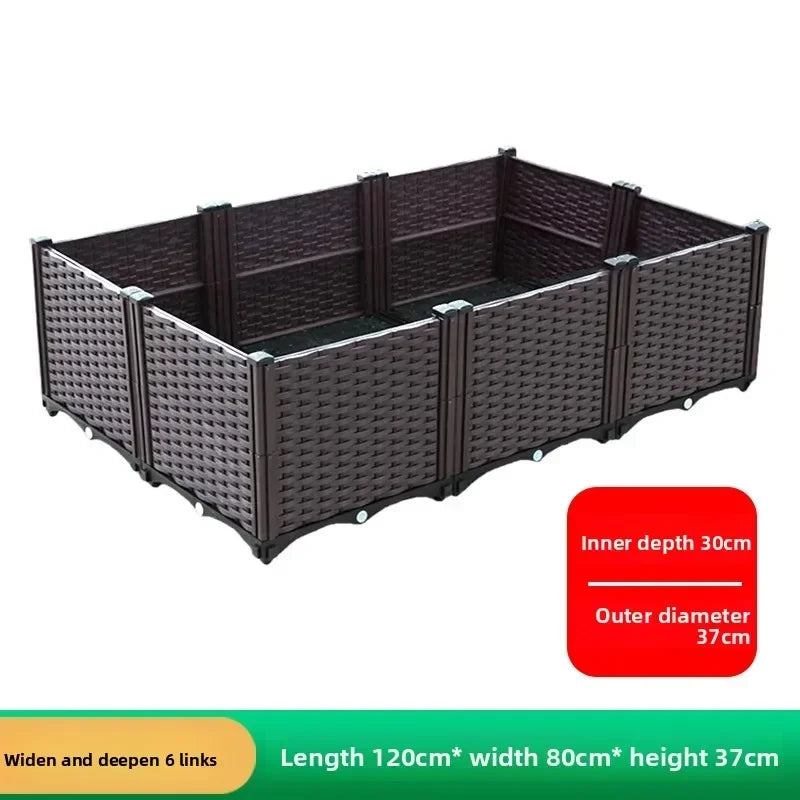 Plastic Balcony Planter Trough for Outdoor Garden Wholesale