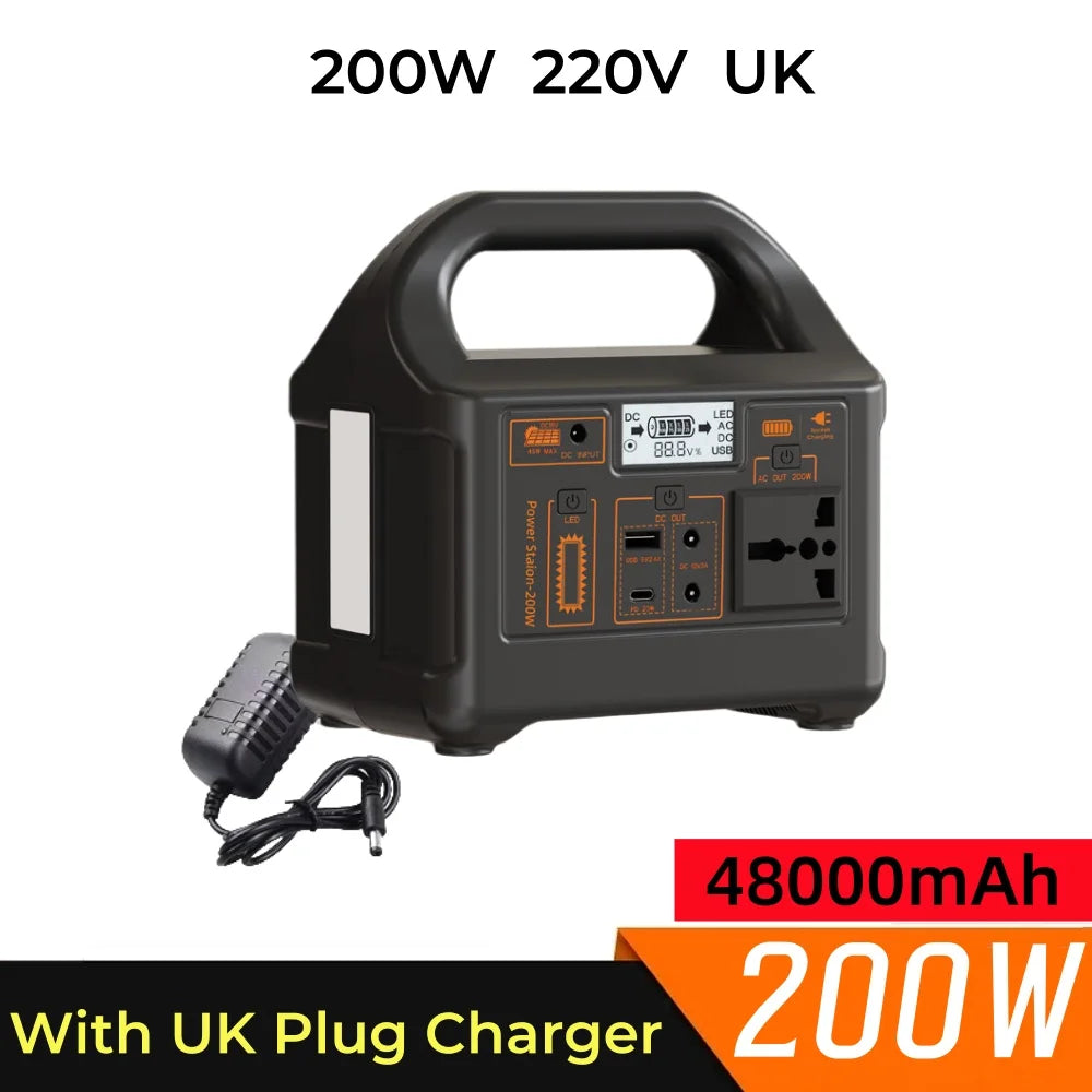 Jsdsolar Portable Solar Power Station 300W 500W LED Light
