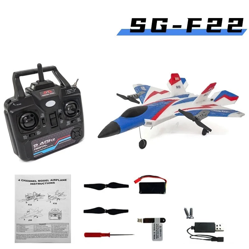 JIKEFUN SGF22 RC Airplane 3D Stunt Plane Glider Toy
