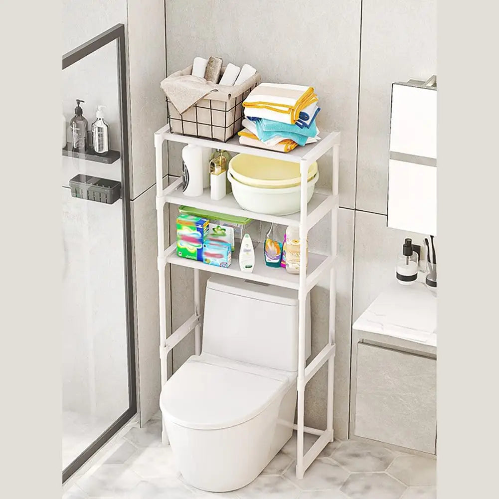 TWISTER.CK Over Toilet Storage Cabinet 3-Tier Metal Organizer