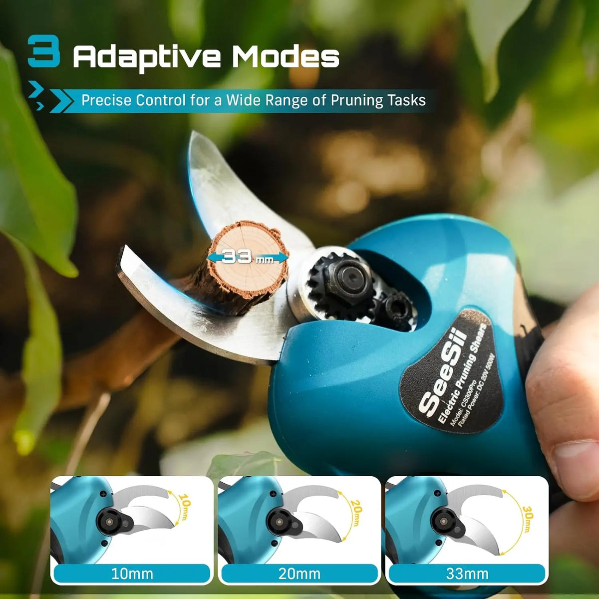 Seesii Brushless Electric Chainsaw And Pruning Shears Combo