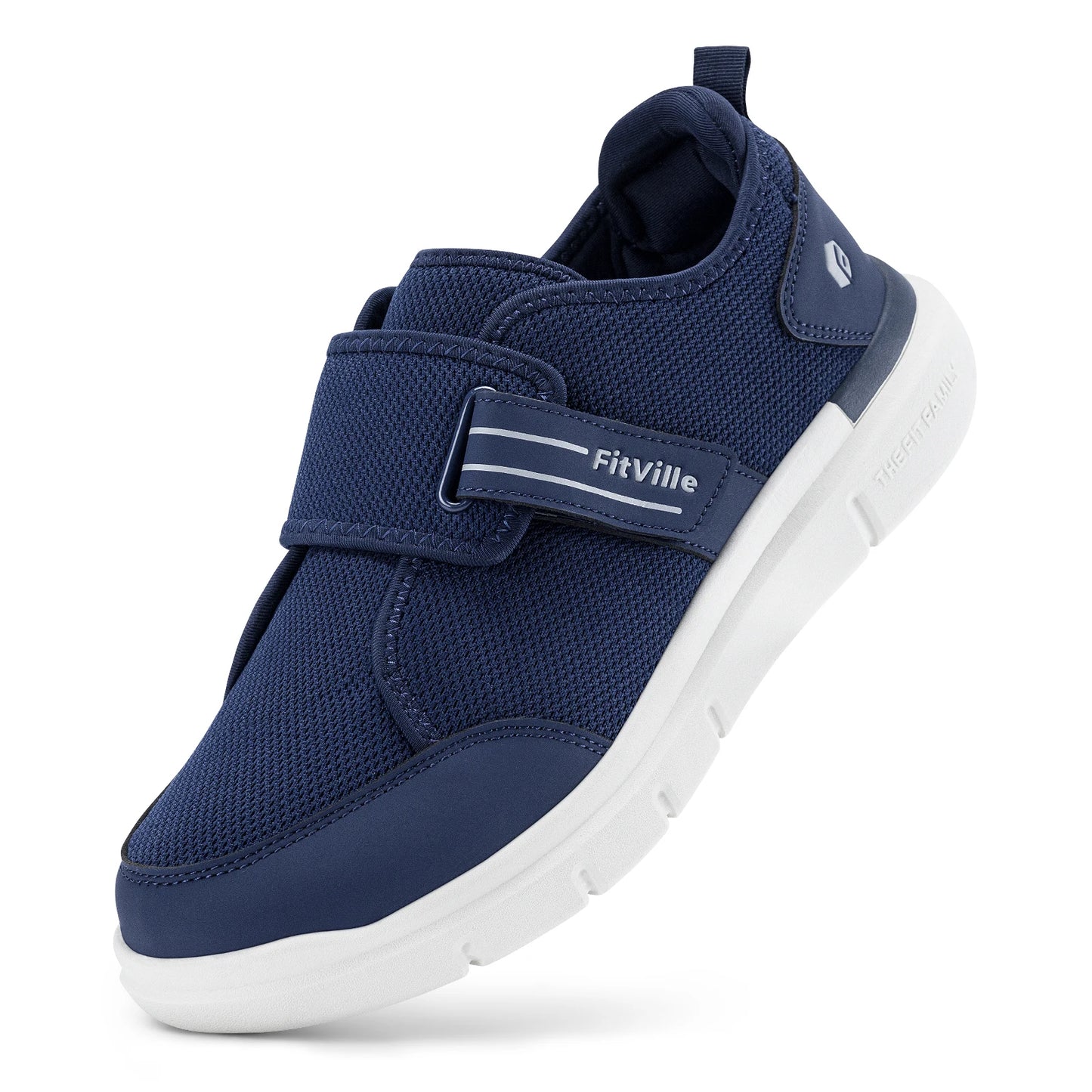 Fitville Diabetic Shoes For Men Hook And Loop Comfort