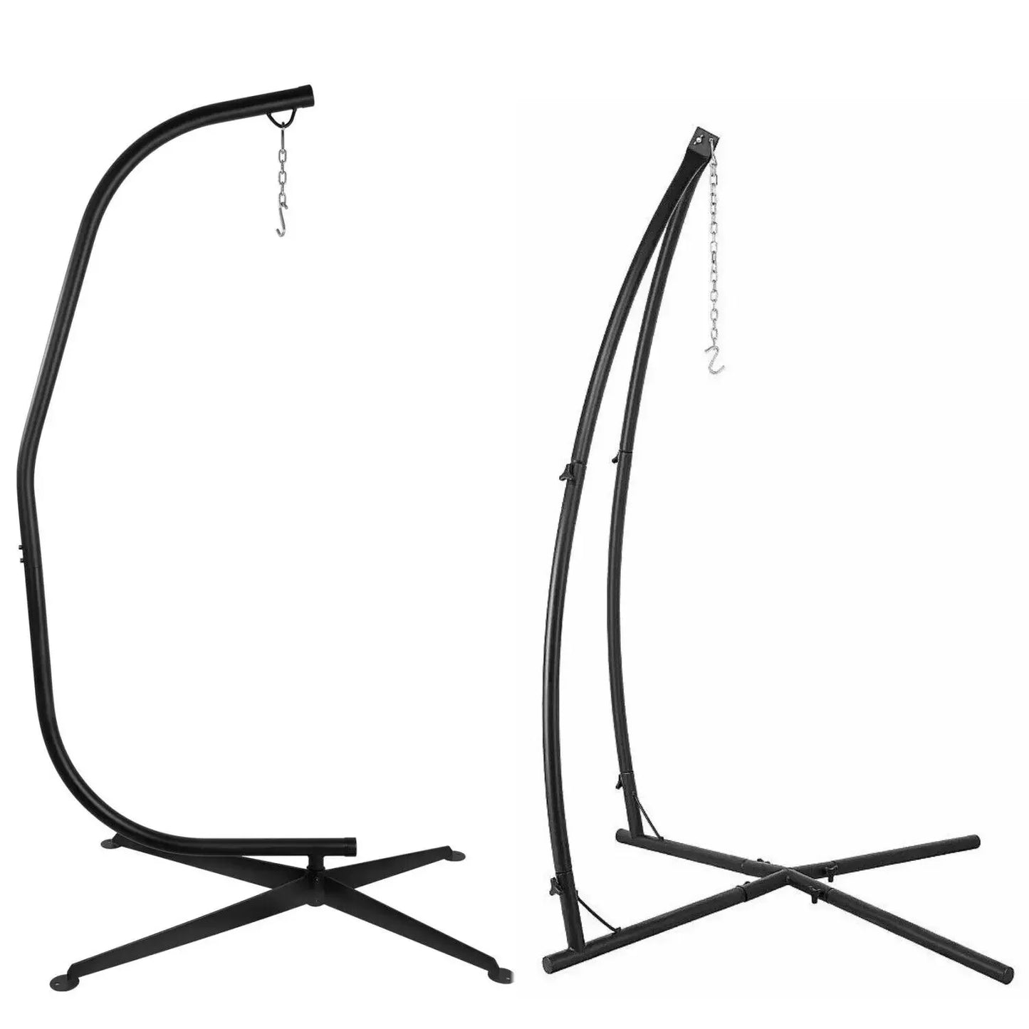Homfa Heavy Duty Metal Hanging Chair Stand For Outdoor Patio