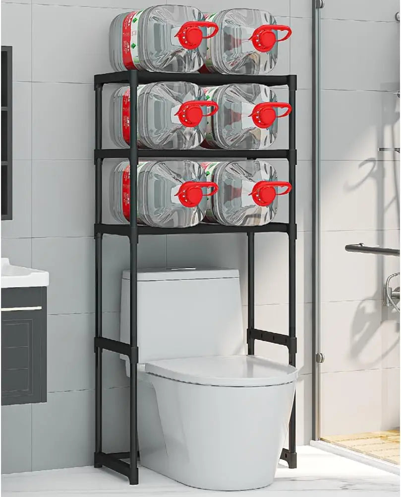 TWISTER.CK Over Toilet Storage Cabinet 3-Tier Metal Organizer