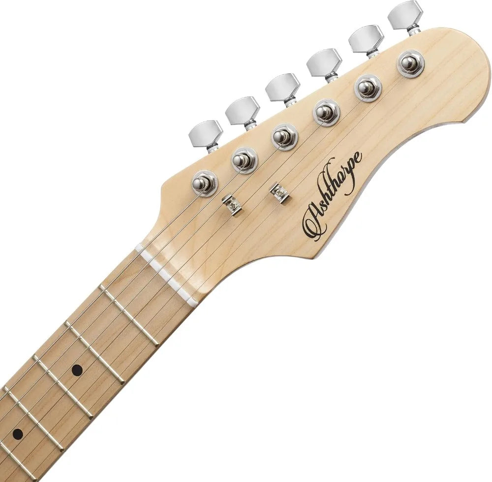 30-Inch Beginner Electric Guitar Kit with Amp, Gig Bag, and Accessories (Blue)
