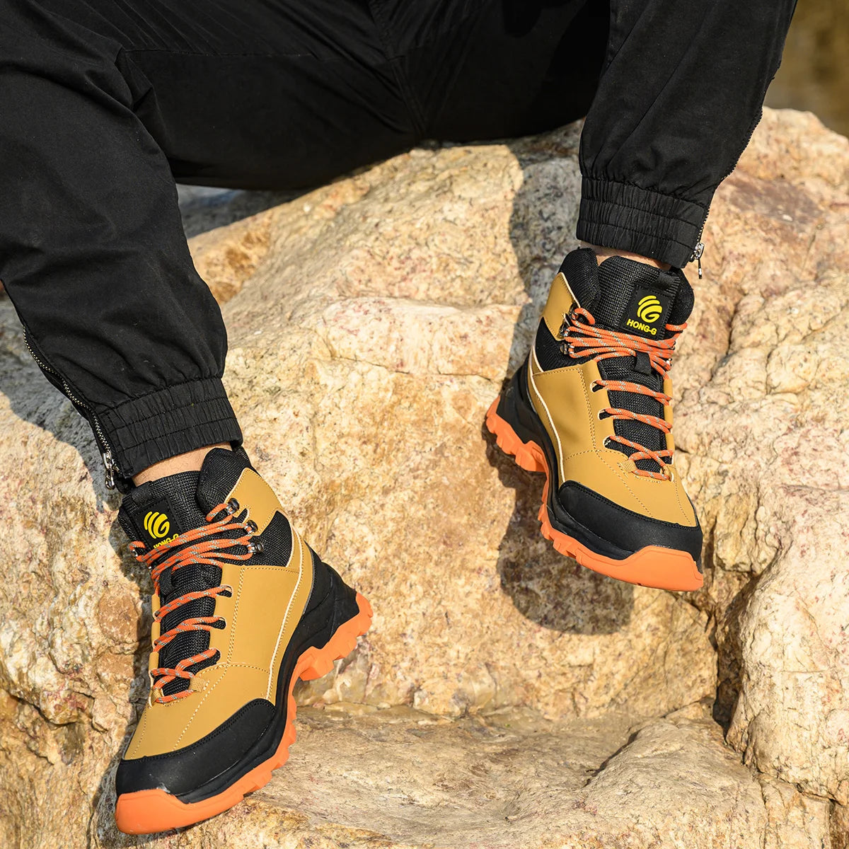 VEIGAR Protective Work Safety Shoes For Men Steel Toe Anti-Puncture