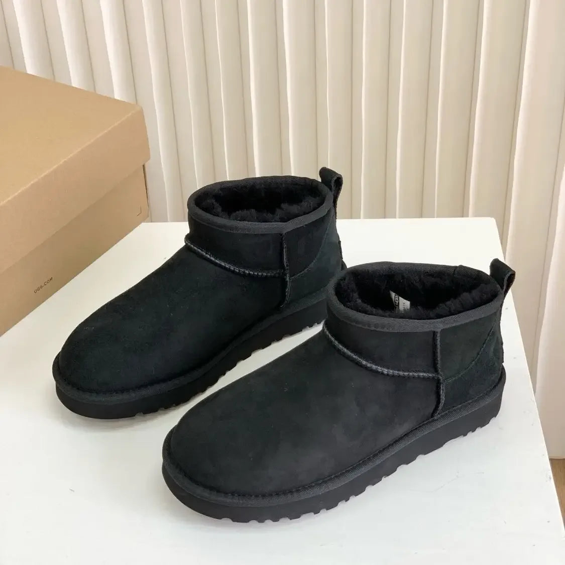 Tasman Winter Fur Snow Boots Women Ankle Boots Designer