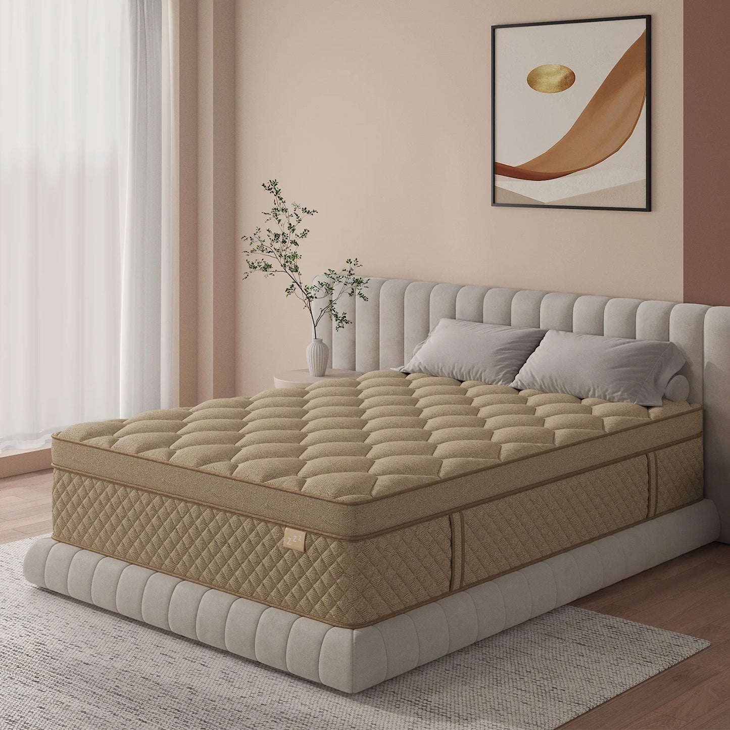 Sweetlove Twin Full Queen King Gel Foam Hybrid Pocket Spring Mattress