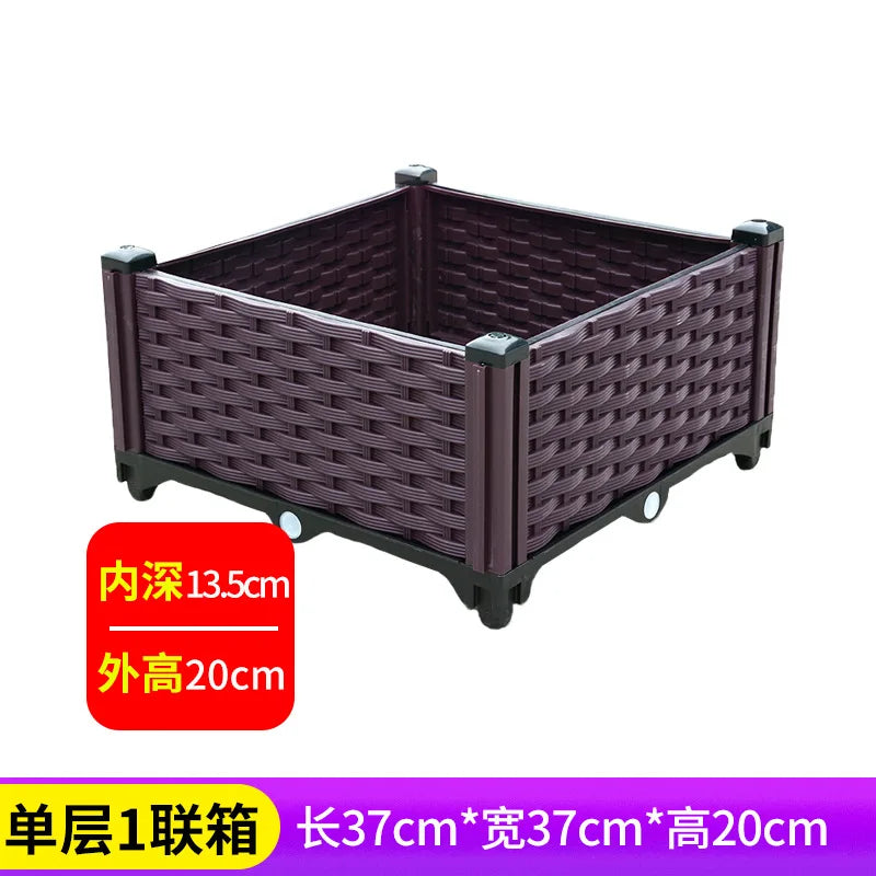 Plastic Balcony Planter Trough for Outdoor Garden Wholesale