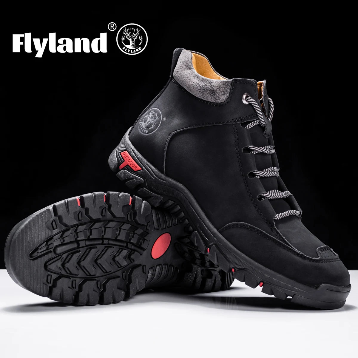 Men's Vintage Chukka Boots Top Layer Cowhide Leather Casual Shoes