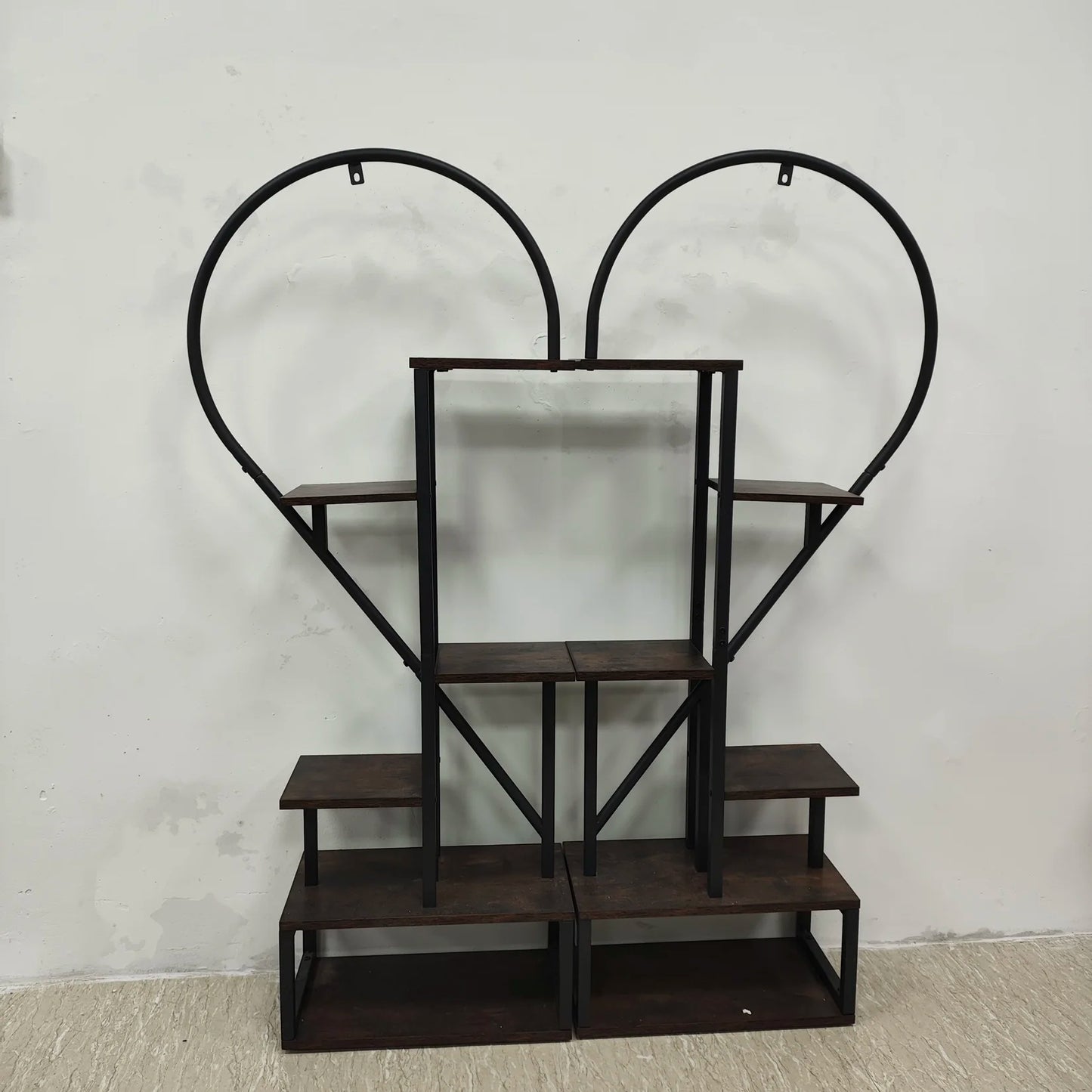 Wisfor Metal 6-Tier Ladder Plant Stand for Home Garden Decor