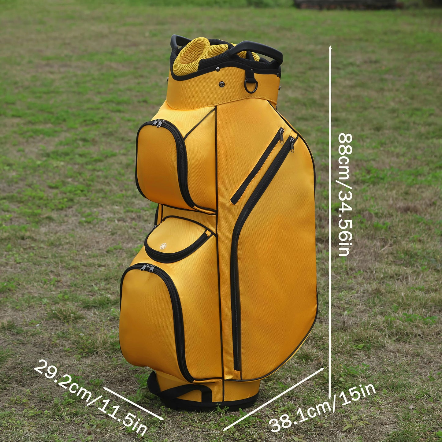 15-Way Large Capacity Multi-Pocket Golf Cart Bag
