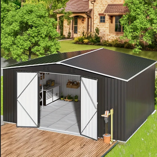 Viwat Heavy Duty Outdoor Metal Storage Shed