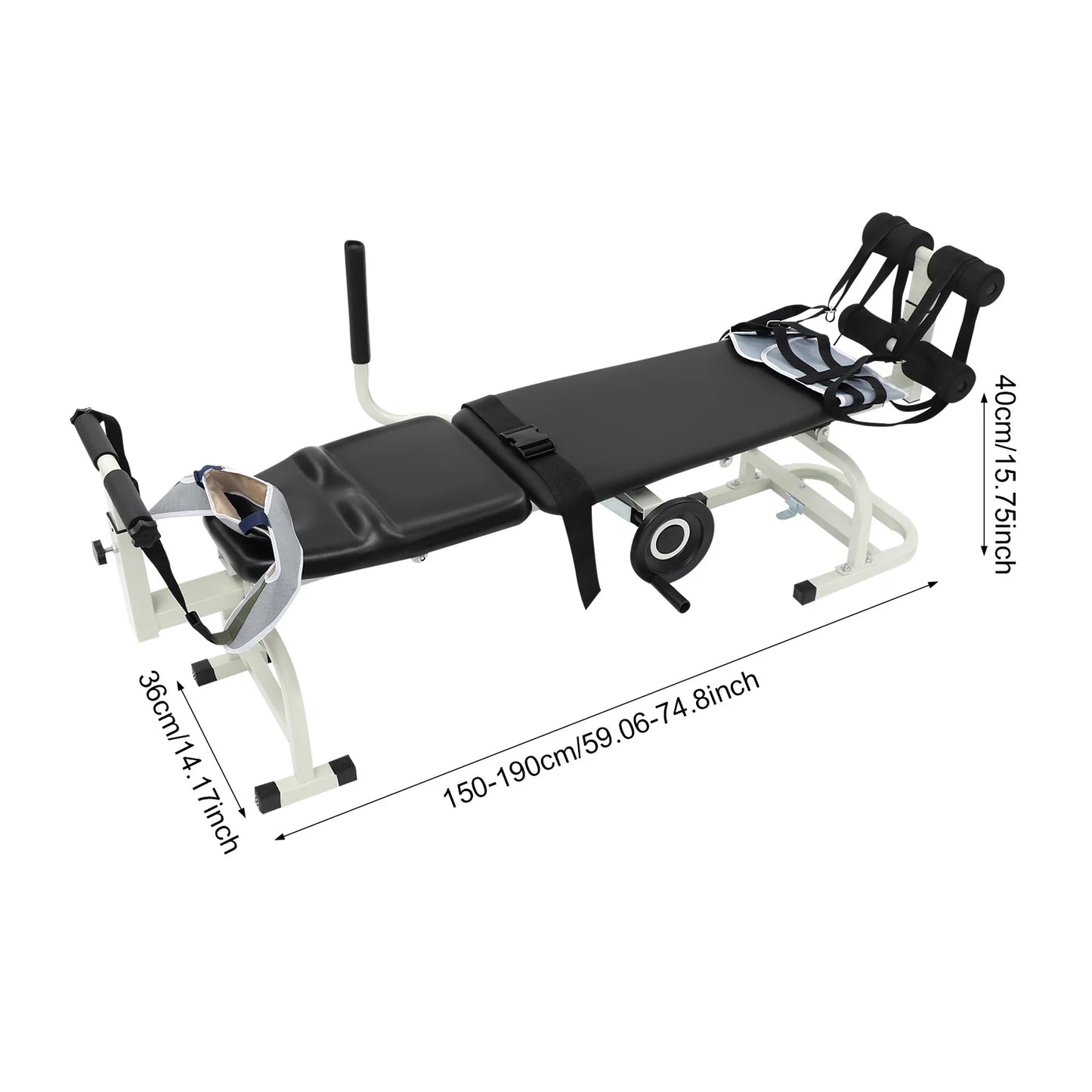 Multifunctional Neck Stretcher Lumbar Traction Decompression Bench