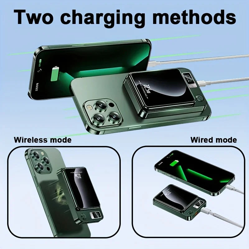 10000mAh Magnetic Wireless Power Bank 22.5W PD20W Fast Charge