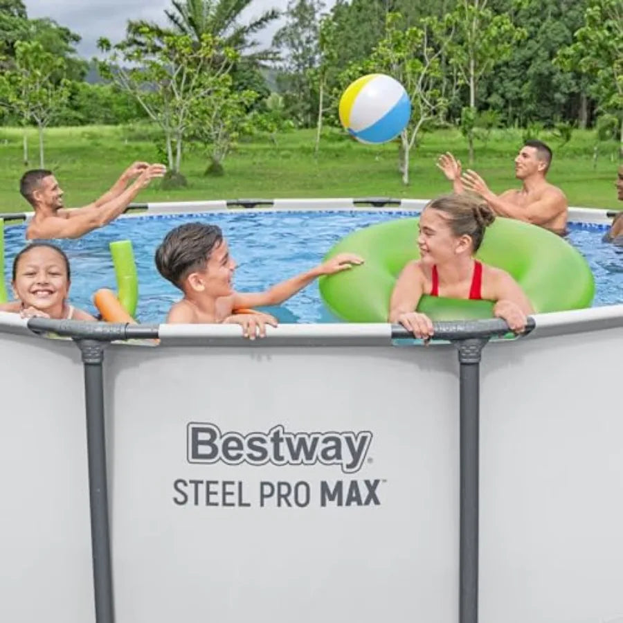 Steel Pro MAX Above Ground Pool Set With Filter Pump