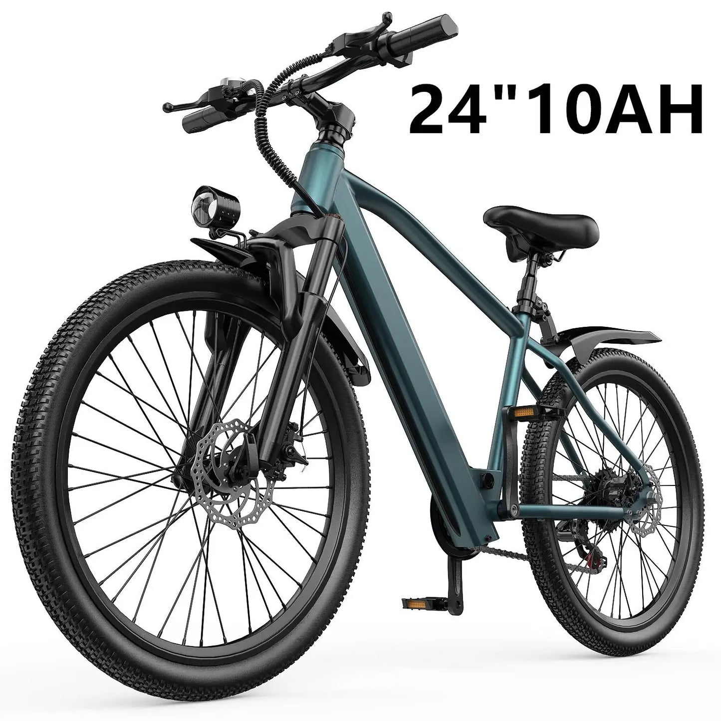Adults Electric Mountain Bike 36V 500W 21-Speed Ebike