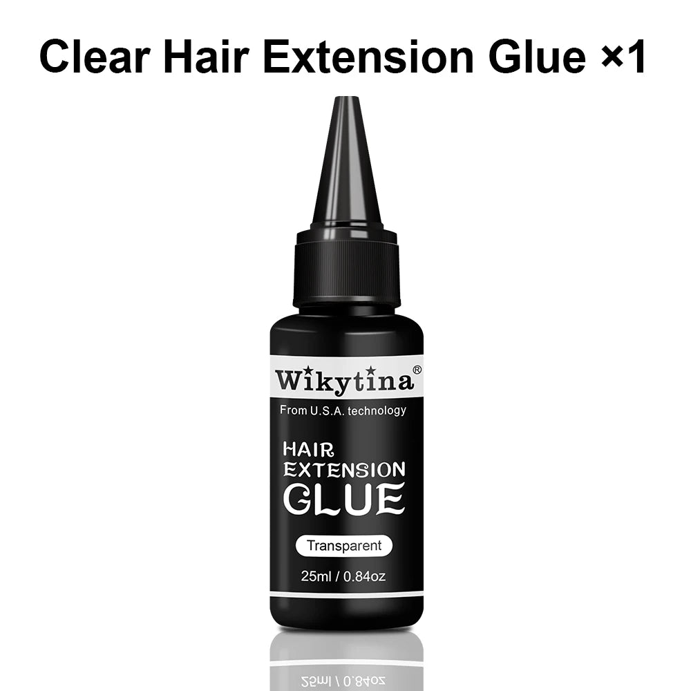 2025 Original V UV Light Hair Extension Kit Complete Set with Long-Lasting UV Glue and  Remover Machine - Salon Styling Tools