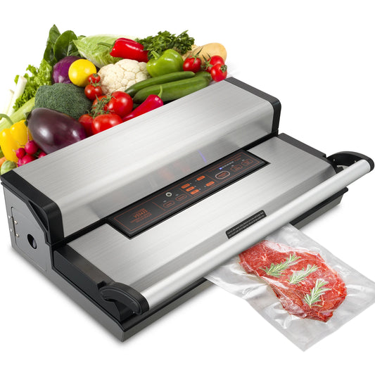 Commercial Vacuum Sealer Machine For Food Packaging With Storage Cutter