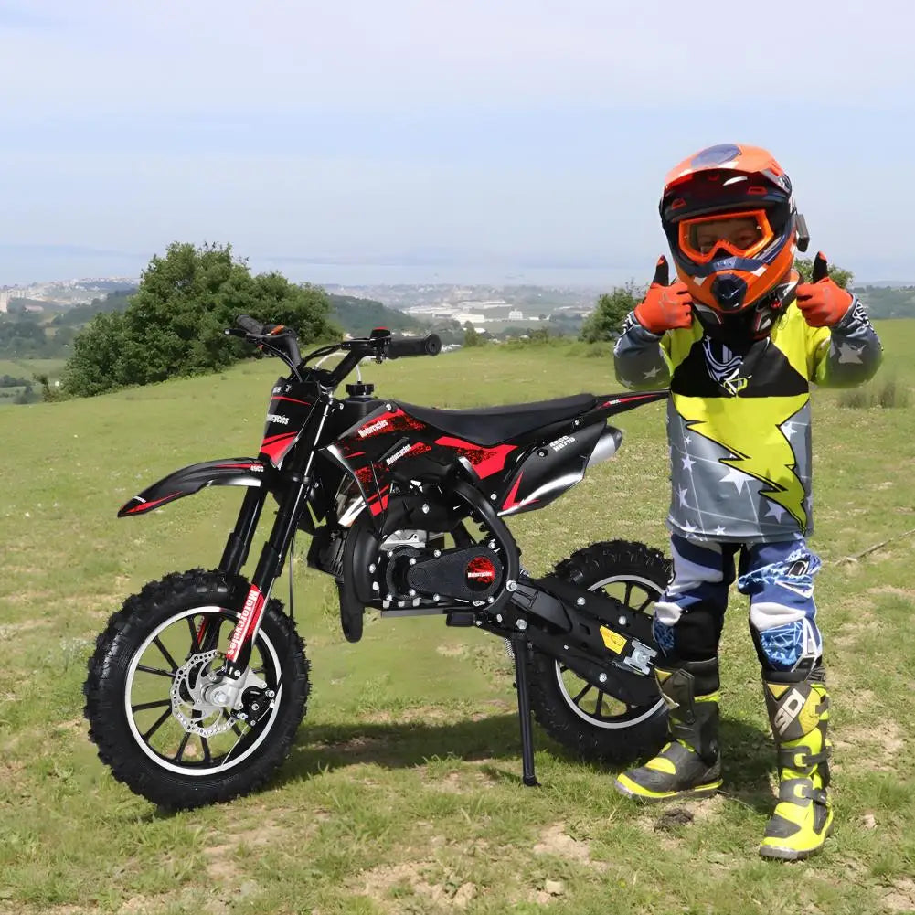 Mini Kid Dirt Bike 49CC Gas Powered Motorcycle With Brakes