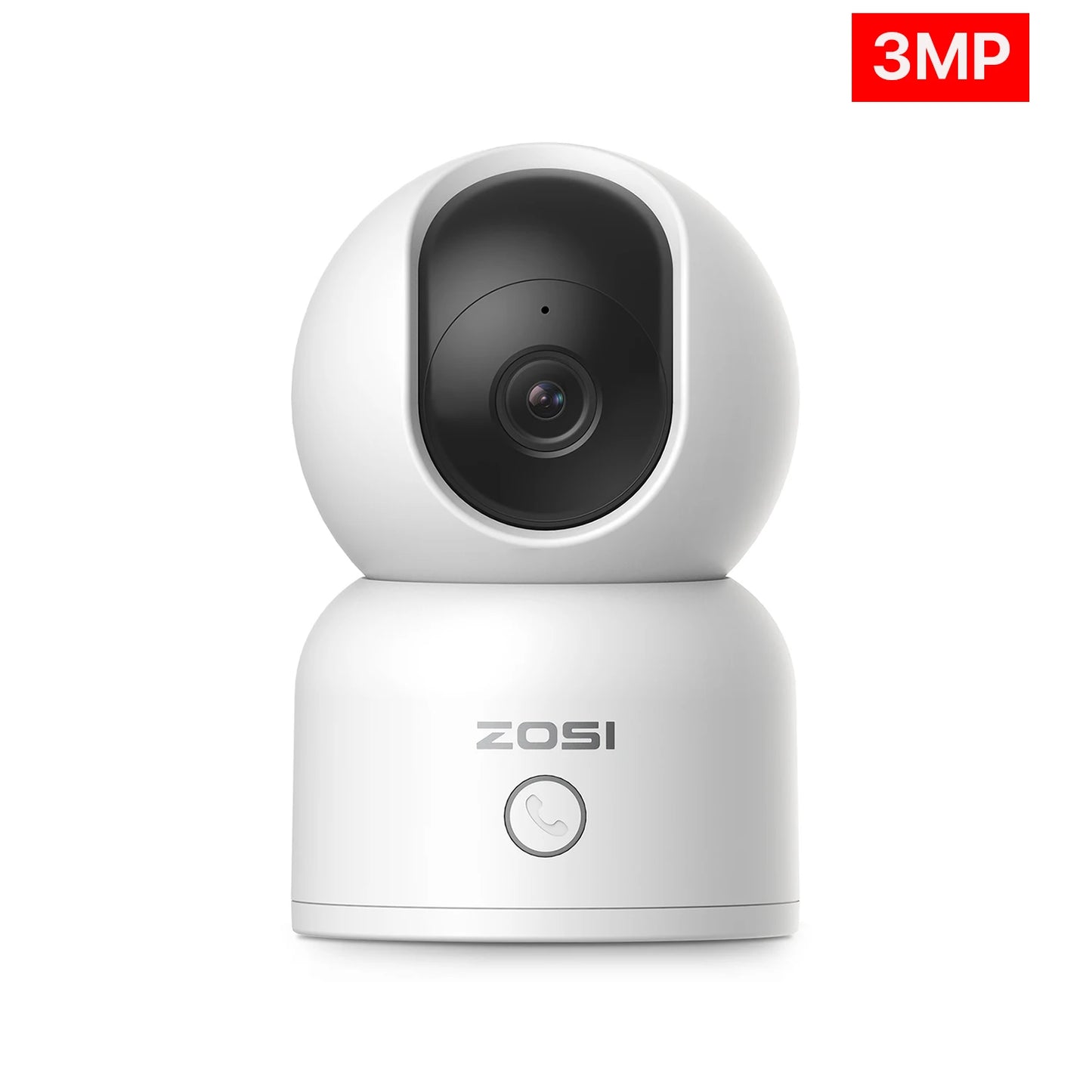 Zosi C518 Indoor Pan Tilt Smart Security Camera With 3MP