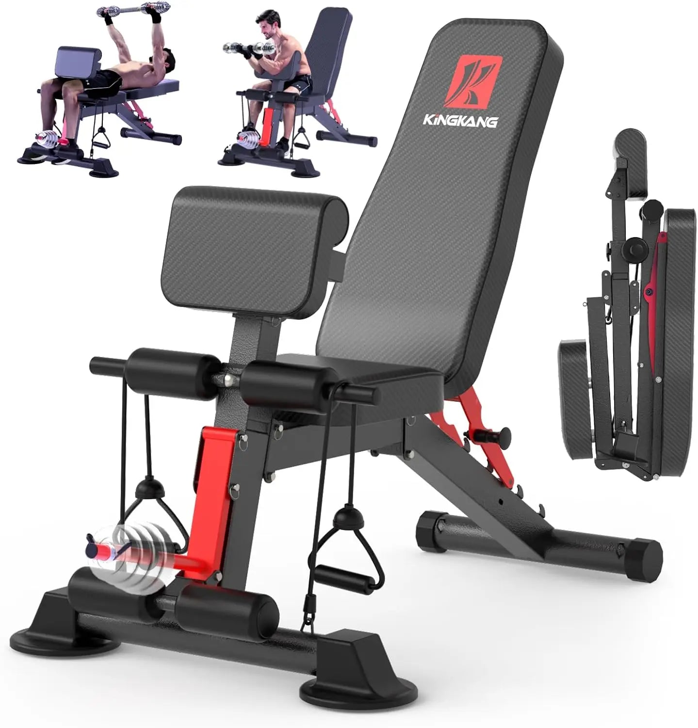 Pre-Assembled Foldable 14-in-1 Dumbbell Bench