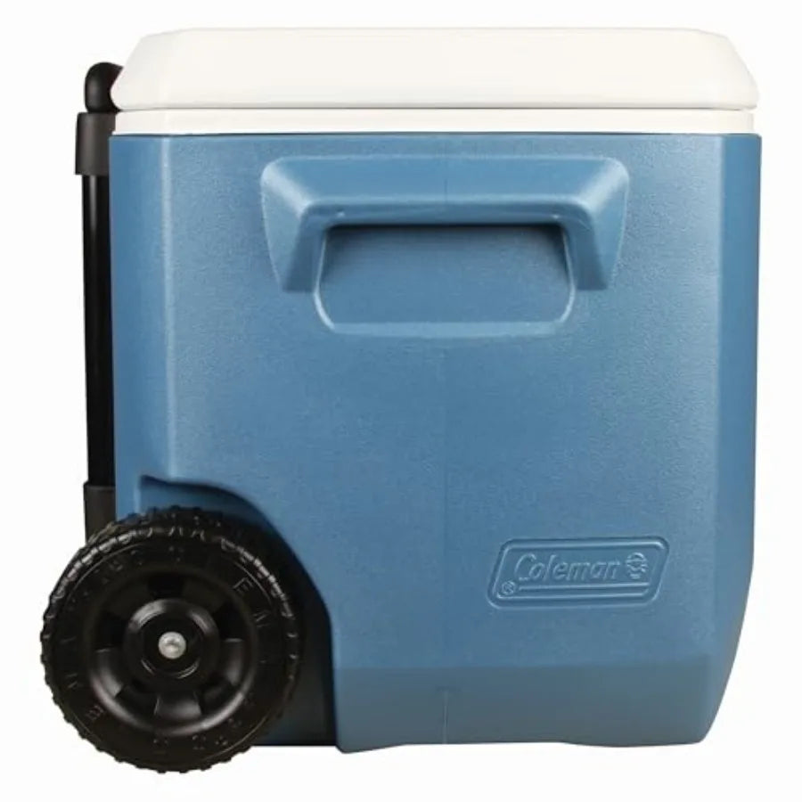 Rolling Cooler With Wheels And Extra Insulation Keeps Ice Up To 5 Days