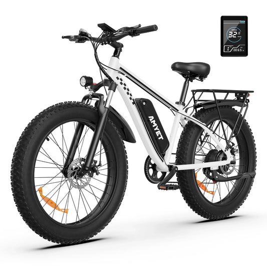 AMYET Electric Bike EB26 Peak 1500W 48V 15Ah Disc Brakes LCD