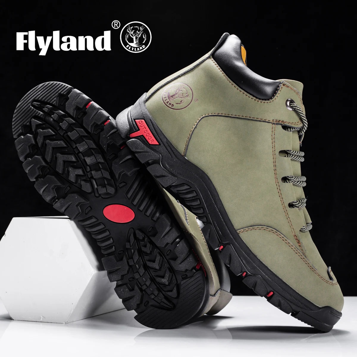 Men's Vintage Chukka Boots Top Layer Cowhide Leather Casual Shoes