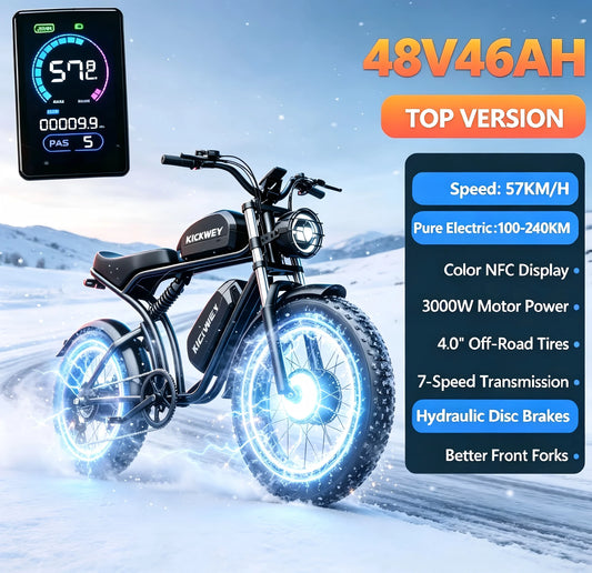 Kickwey K7 Electric Bicycle With Full Suspension