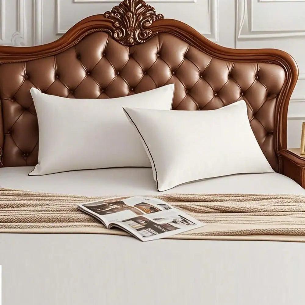 Deluxe Hotel Quality Pillow With Hypoallergenic Down Alternative Neck Support