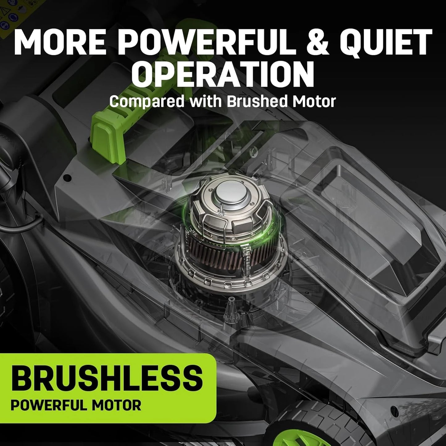 40V Cordless Lawn Mower And Trimmer Combo With Dual Chargers
