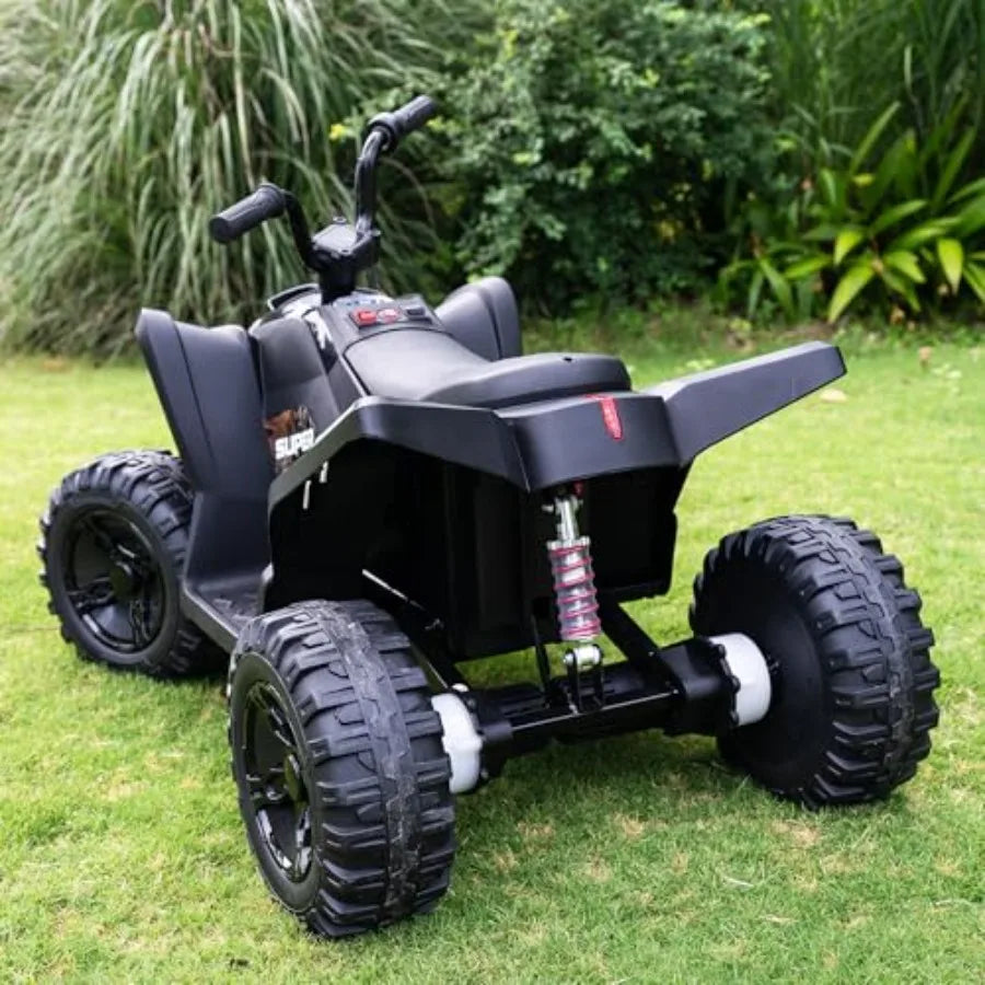 24V Ride On ATV Quad Electric Toy With LED Headlights