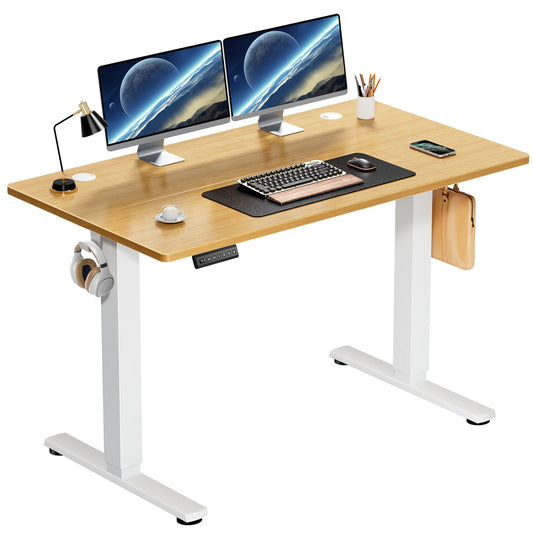 JHK Electric Height Adjustable Standing Desk Sit Stand Ergonomic Workstation