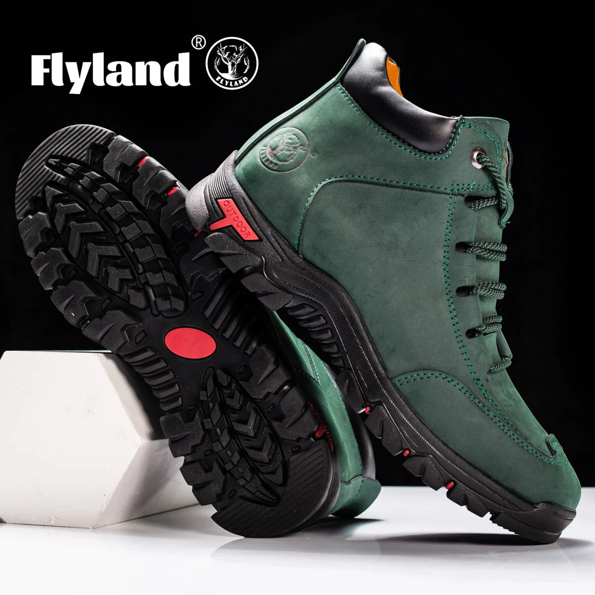 Men's Vintage Chukka Boots Top Layer Cowhide Leather Casual Shoes