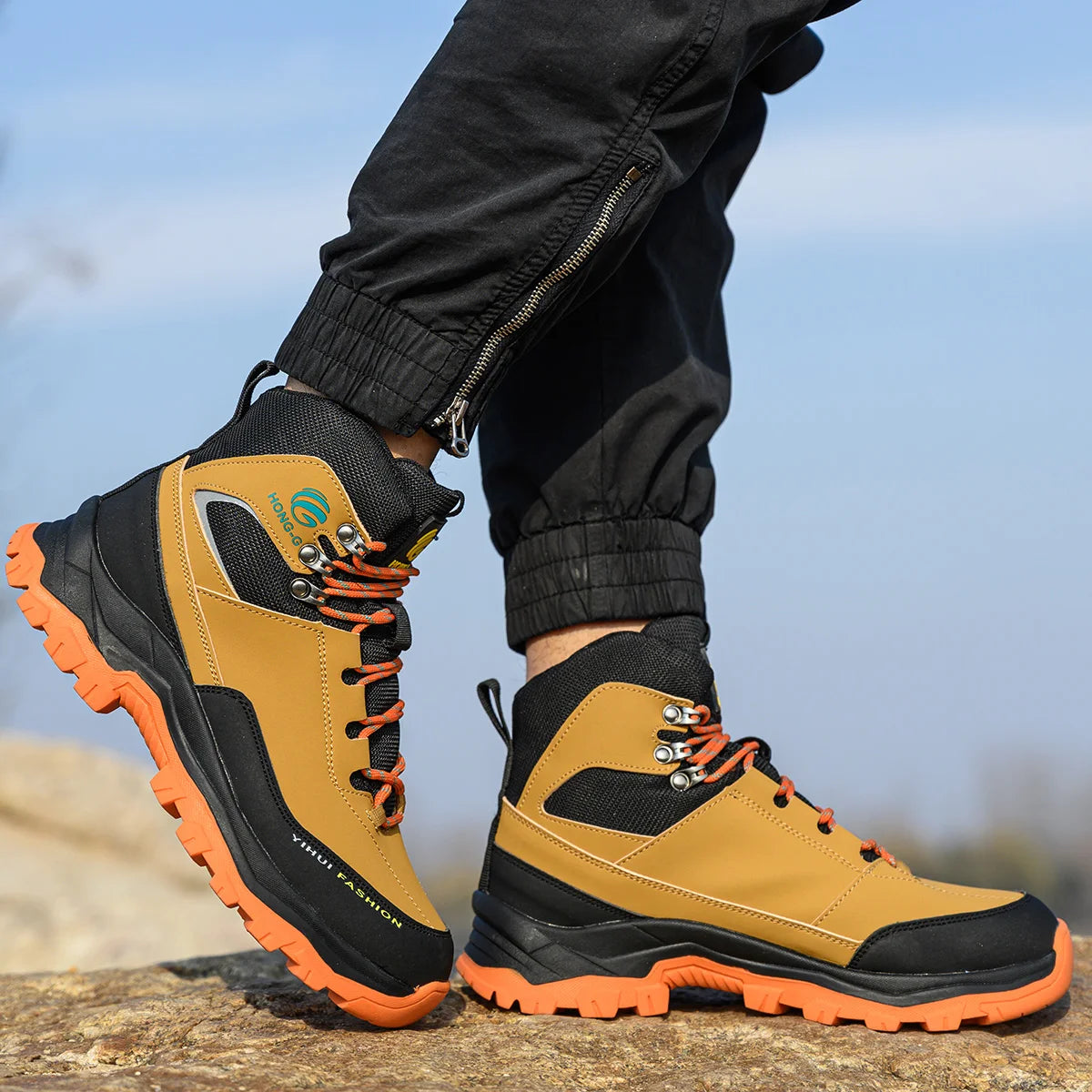 VEIGAR Protective Work Shoes For Men With Steel Toe Cap