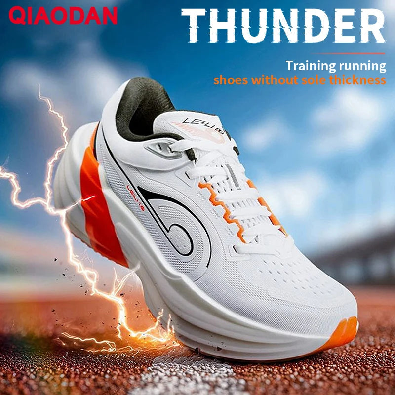 QIAODAN Marathon Running Shoes For Men Shock Absorbing