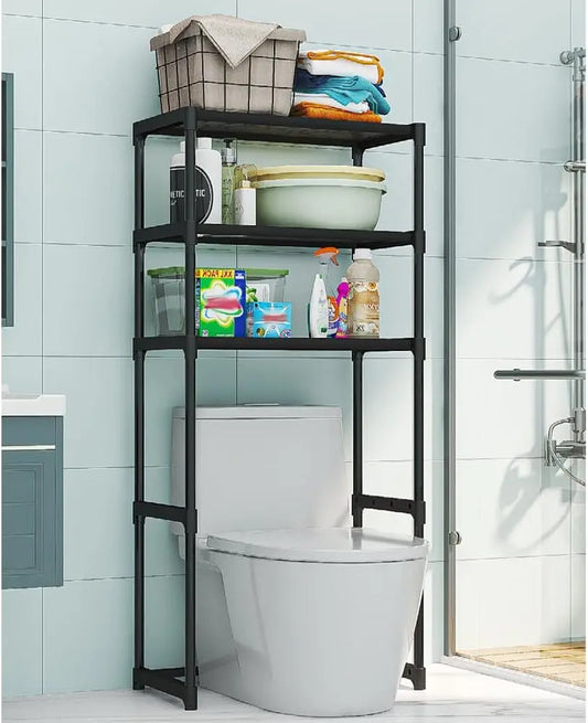 TWISTER.CK Over Toilet Storage Cabinet 3-Tier Metal Organizer