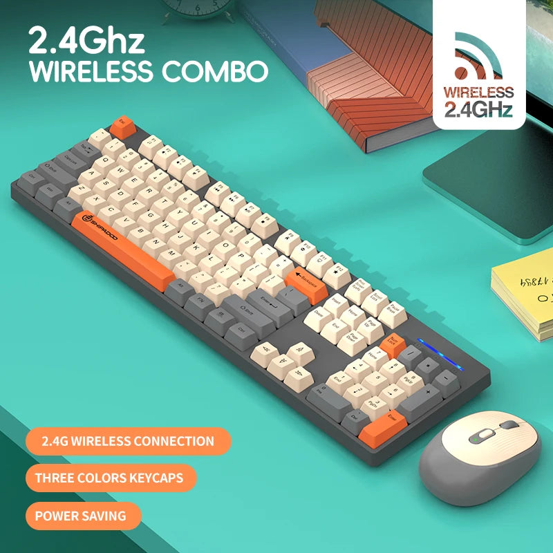 NexusClick Wireless Keyboard And Mouse Combo For PC And Laptop