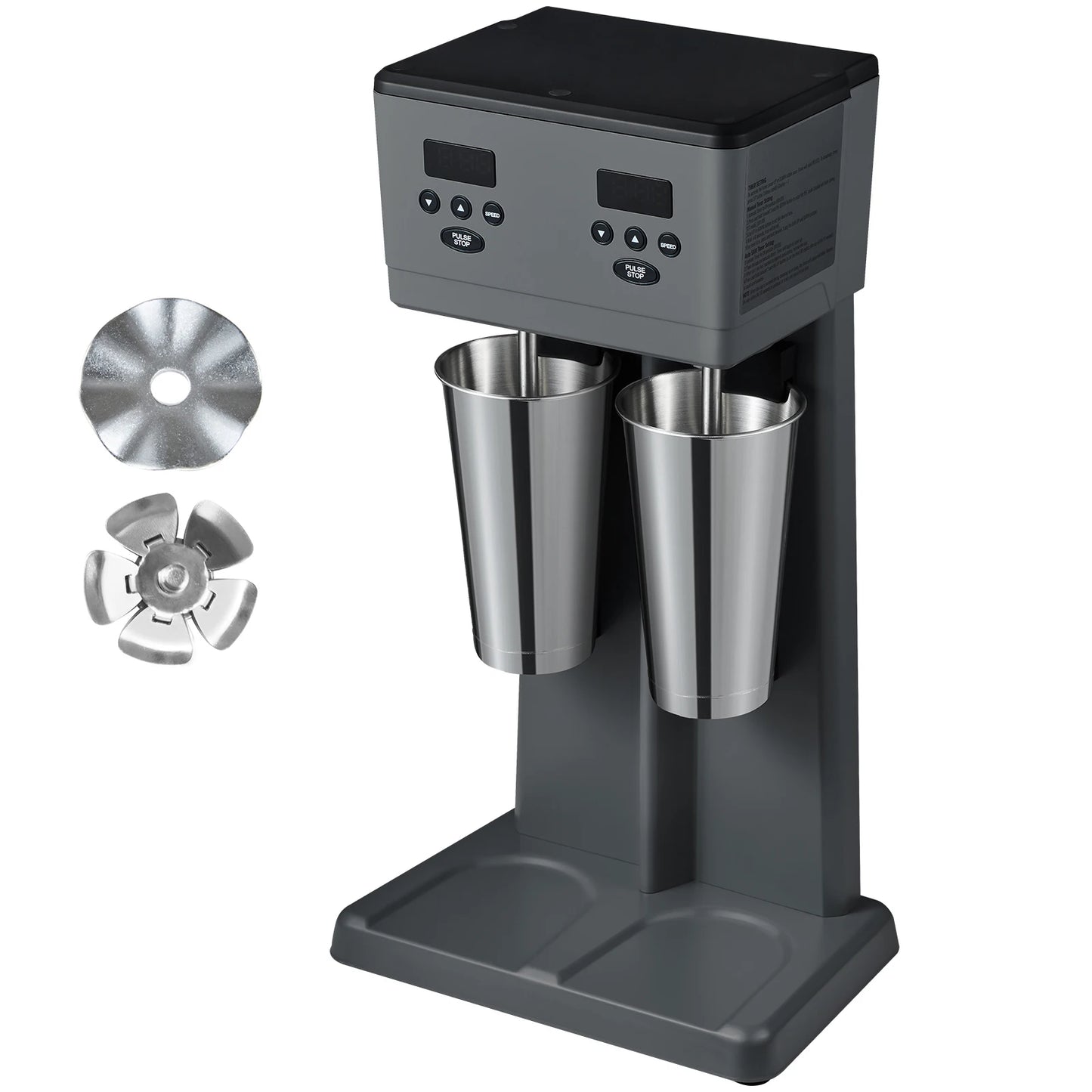 VEVOR Double Head Milkshake Machine 375W Commercial Blender