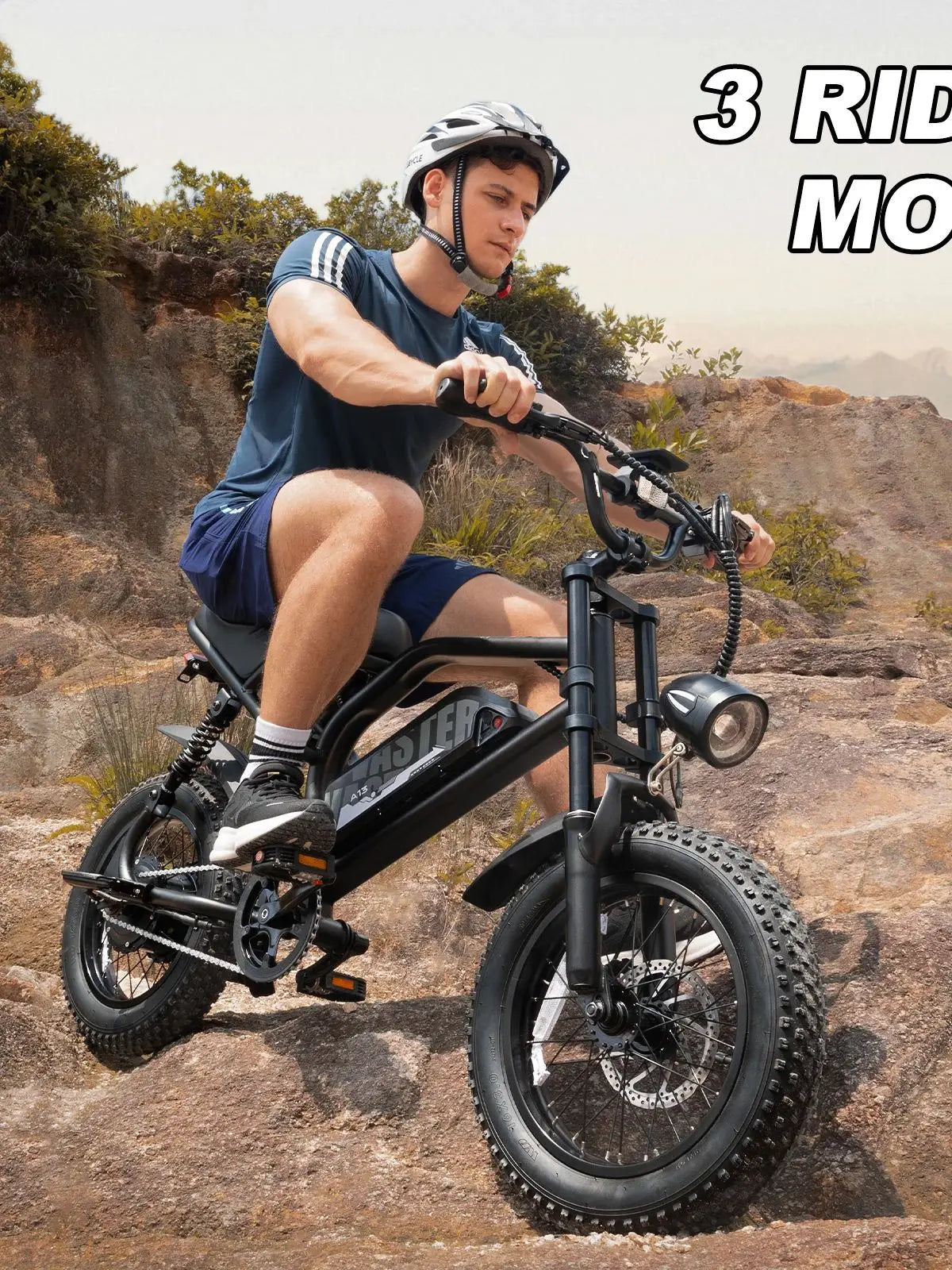 AVDLEU Mountain Electric Bike With 16 Inch Fat Tire