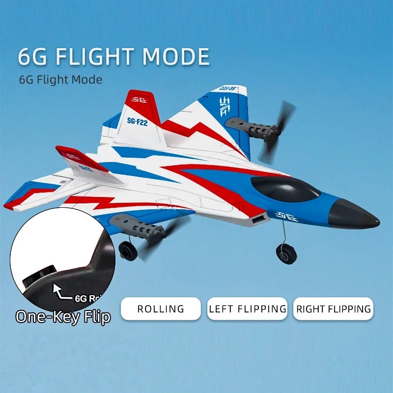 JIKEFUN SGF22 RC Airplane 3D Stunt Plane Glider Toy