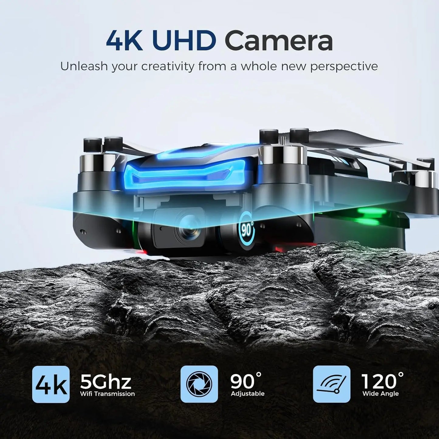 4K GPS Drone With HD Screen Auto Return Follow Me Beginner Friendly Under 250g