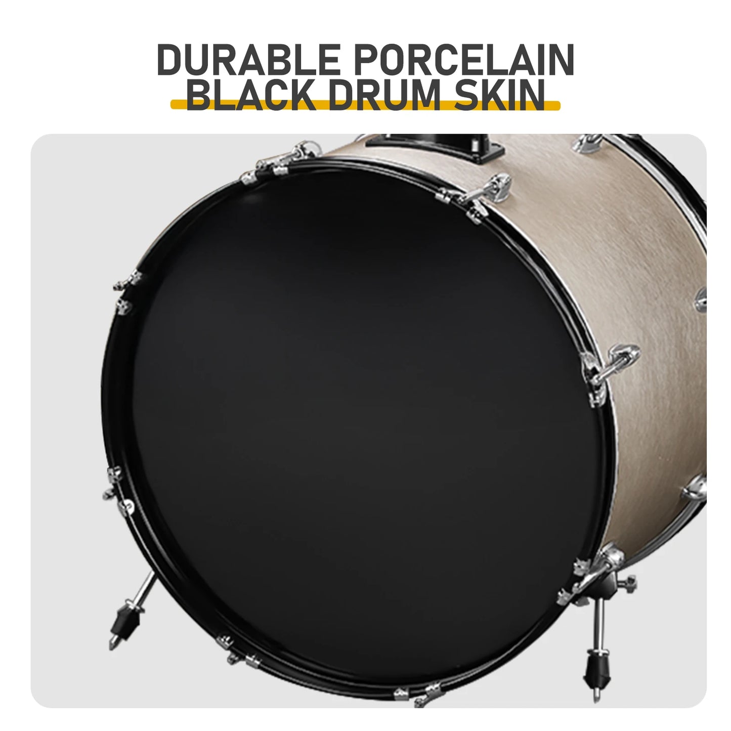 Adult 5 Piece Drum Set For Beginners And Players Ready To Play