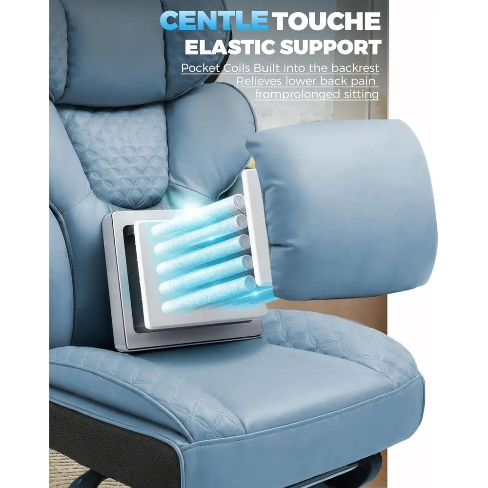 Ergonomic Gaming Chair With High Back Support Lumbar Relief Adjustable Armrests
